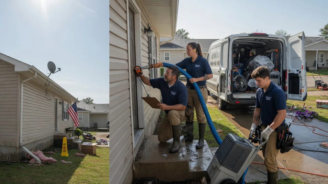 Ceiling Water Damage Restoration in Sugar Grove, OH near me